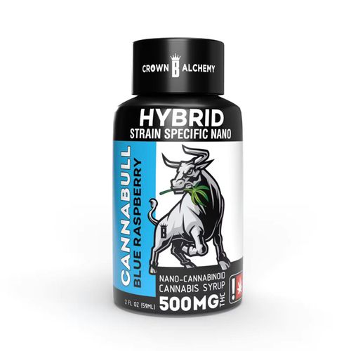 Cannabull Syrup 500mg Blue Raspberry