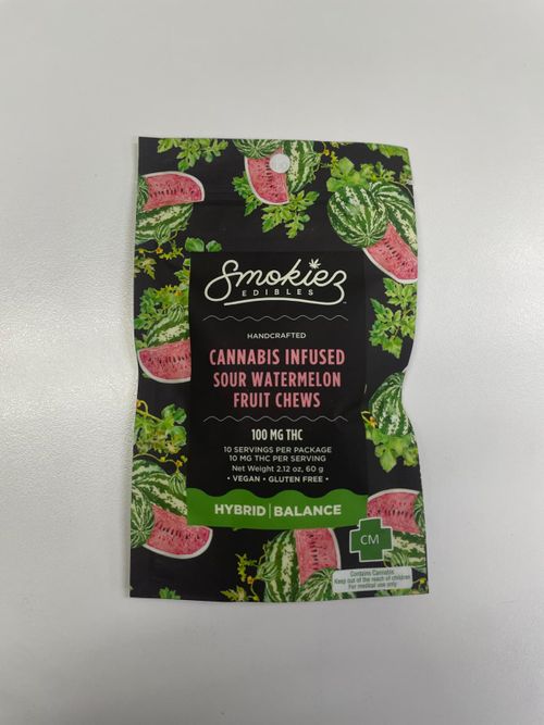 Sour Watermelon Fruit Chews