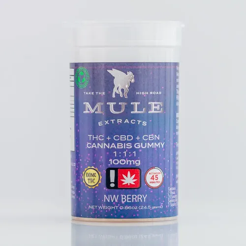 Mule 1:1:1 100mg Kicker: NW Berry