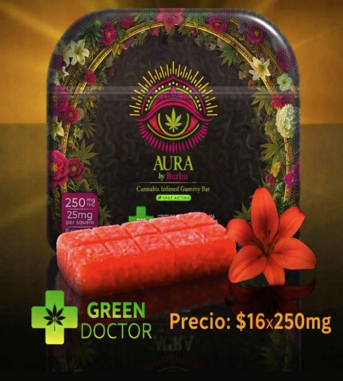 HAN - (H) 250MG Aura by Burbu - Gummy Bar (0416)