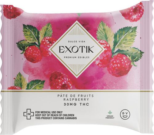 EXOTIK Raspberry Pate de Fruit
