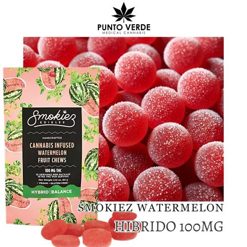 Smokiez 100mg Sweet Watermelon Fruit Chews