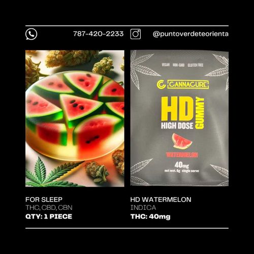 BCA25033101E-GH Watermelon 40mg Cannacure High Dose