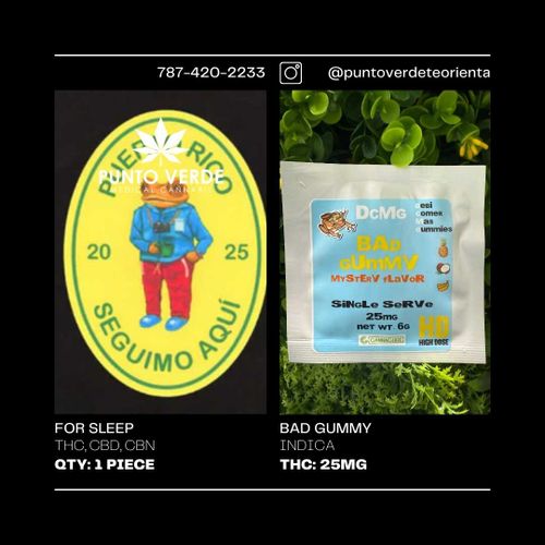 BCA25080401E-GH Bad Gummy (Mystery Flavor) 25mg Single Serve
