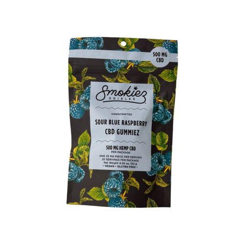 (Smokiez) CBD Sour Raspberry 500mg