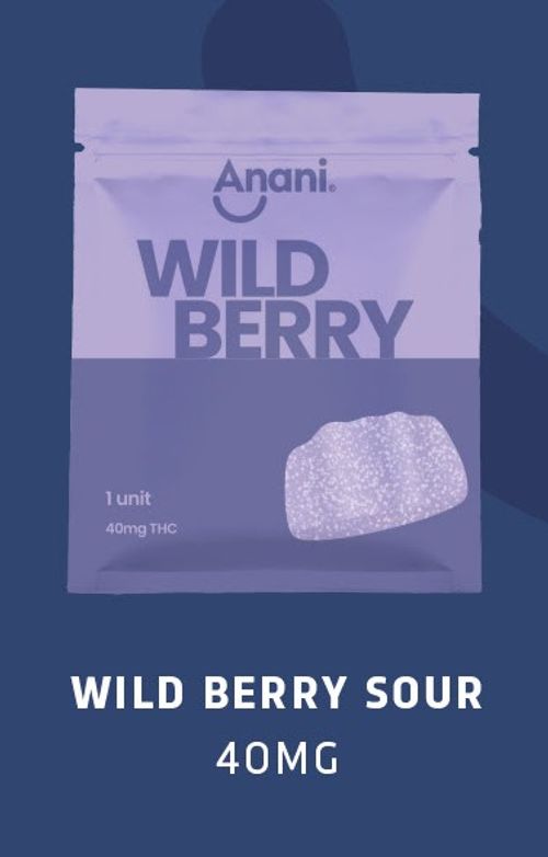 SOUR Wild Berry Gummy | 40mg