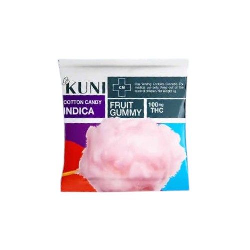 KUNI Cotton Candy Gummy Indica 50 mg