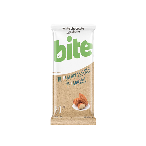 FMC Bite Almond White Chocolate 80mg
