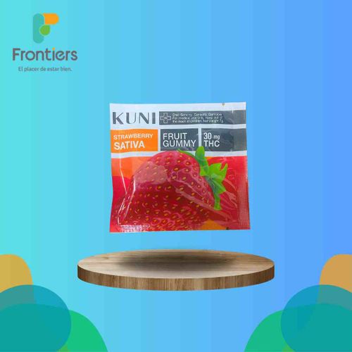 KUNI STRAWBERRY GUMMY 30mg(1u)SAT;THC:30.57mg